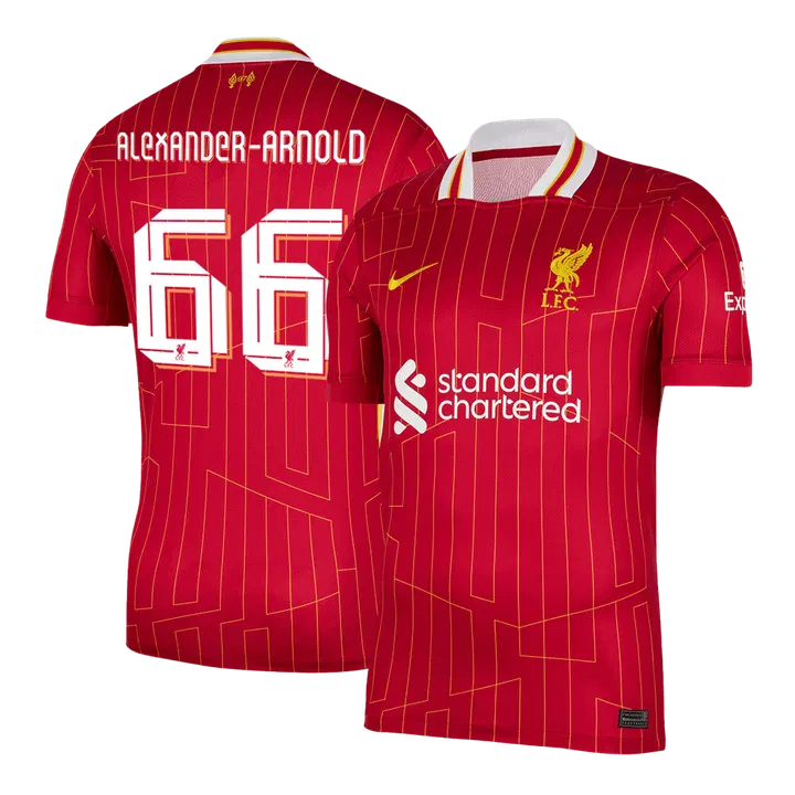 ALEXANDER-ARNOLD #66 Liverpool Home Soccer Jersey -UCL