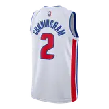 Cunningham #2 Detroit Pistons Swingman NBA Jersey - Association Edition