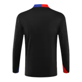 Barcelona 1/4 Zip Tracksuit Kids Black