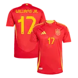 WILLIAMS JR. #17 Spain Home inspired Soccer Jersey EURO