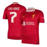 LUIS DÍAZ #7 Liverpool Home Soccer Jersey -UCL