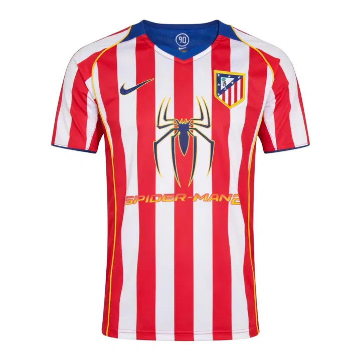Retro Soccer Jersey Atletico Madrid Home 2004/05