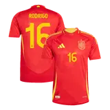 RODRIGO #16 Spain Home inspired Soccer Jersey EURO