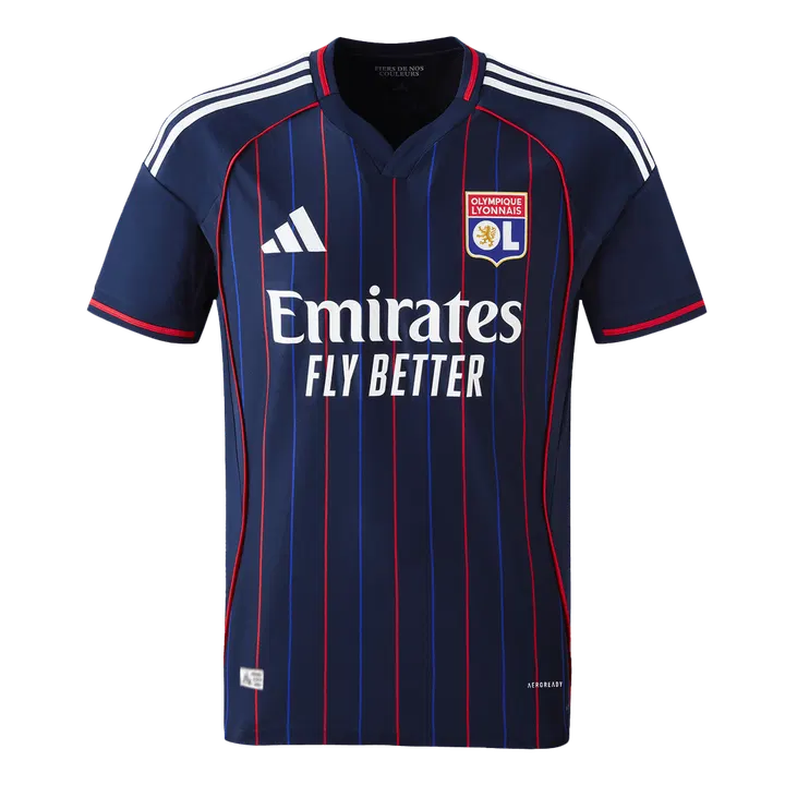 Olympique Lyonnais Away inspired Soccer Jersey 2025/26