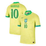 RODRYGO #10 Brazil Home Soccer Jersey Copa America