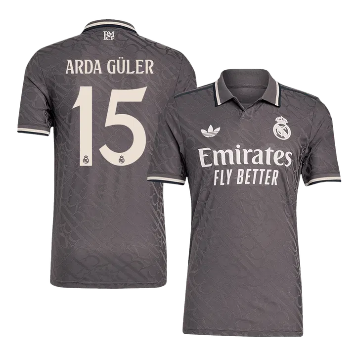 ARDA GÜLER #15 Real Madrid Third Away Player Version Jersey