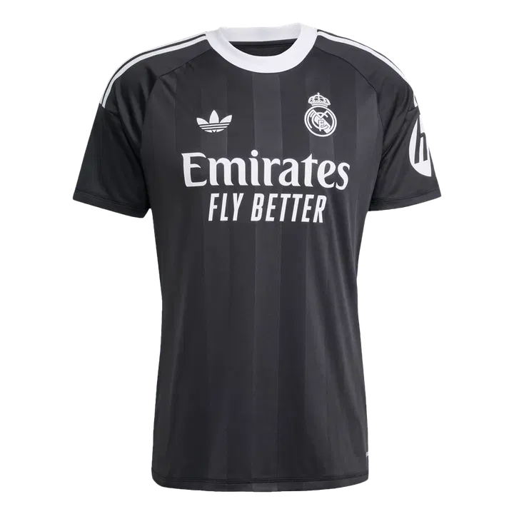 Real Madrid Goalkeeper Soccer Jersey 2025/26 Black
