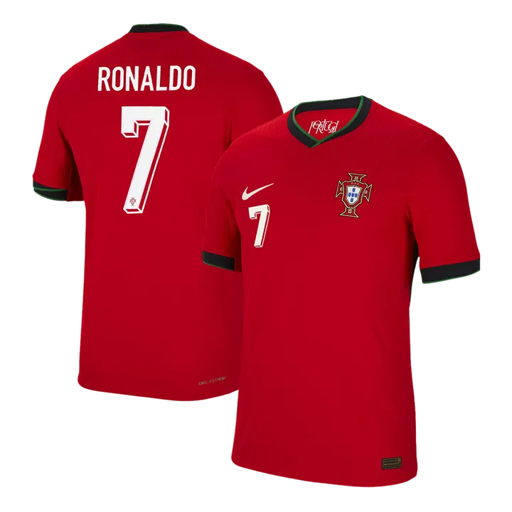 RONALDO #7 Portugal Home inspired Soccer Jersey EURO