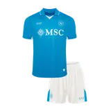 Napoli Home Kids Soccer Jerseys Kit