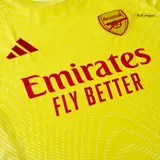 Arsenal Goalkeeper Soccer Jersey 2025/26 Yellow