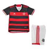 CR Flamengo Home Kids Soccer Jerseys Kit