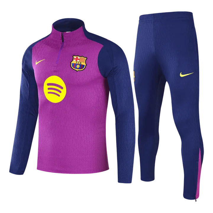 Barcelona 1/4 Zip Tracksuit 2025/26 Kids Purple