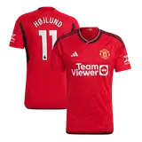 HØJLUND #11 Manchester United Home Soccer Jersey 2023/24