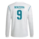 Retro Soccer Jersey BENZEMA #9 Real Madrid Home Long Sleeve 2017/18