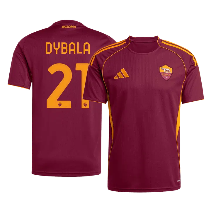 DYBALA #21 Roma Home Soccer Jersey 2025/26