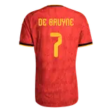 DE BRUYNE #7 Belgium Home Player Version Jersey World Cup 2026