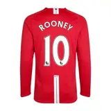 Retro Soccer Jersey ROONEY #10 Manchester United Home Long Sleeve 2007/08