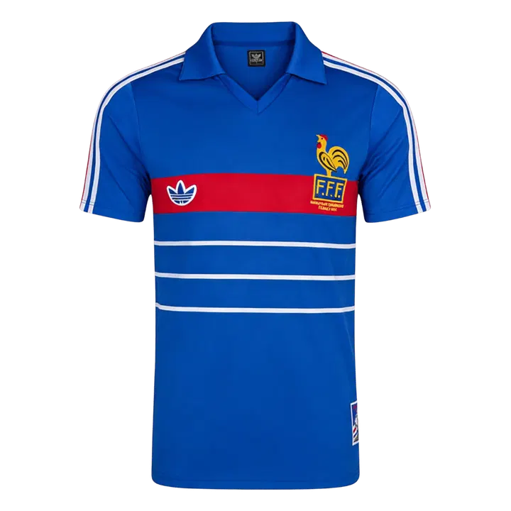 Retro Soccer Jersey France Home 1984