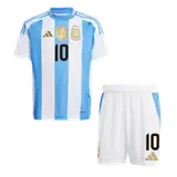 MESSI #10 Argentina Home Kids Soccer Jerseys Kit