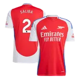 SALIBA #2 Arsenal Home Soccer Jersey