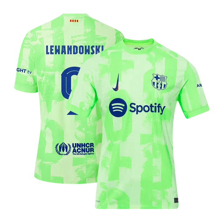 LEWANDOWSKI #9 Barcelona Third Away Player Version Jersey - UCL