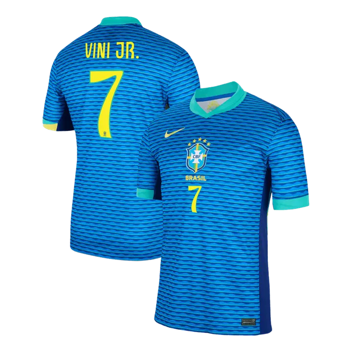 VINI JR. #7 Brazil Away Soccer Jersey Copa America