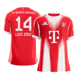 LUIS DÍAZ #14 Bayern Munich Home Soccer Jersey 2025/26