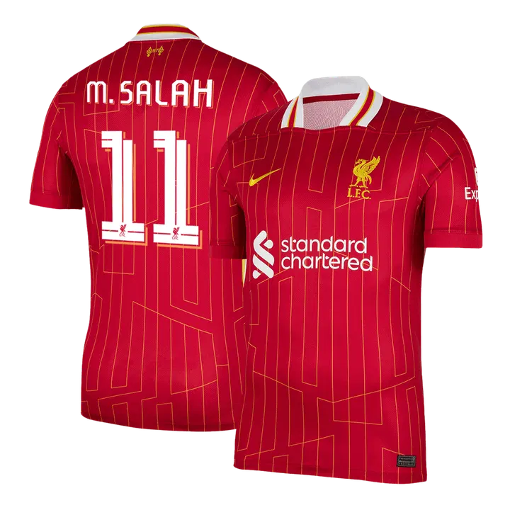 M.SALAH #11 Liverpool Home Soccer Jersey -UCL