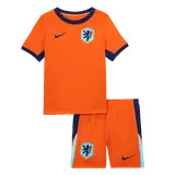 Netherlands Home Kids Soccer Jerseys Kit EURO