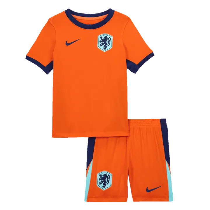 Netherlands Home Kids Soccer Jerseys Kit EURO
