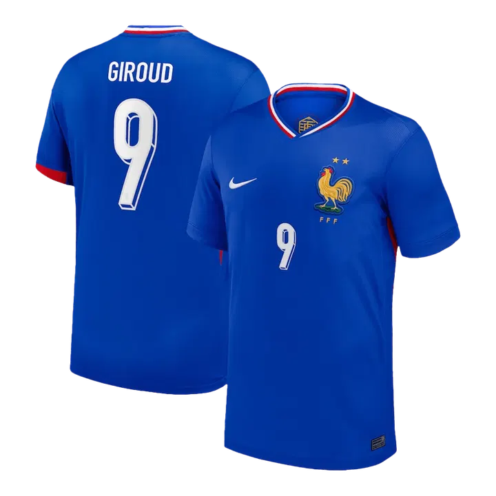 GIROUD #9 France Home Soccer Jersey EURO