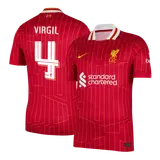 VIRGIL #4 Liverpool Home Soccer Jersey -UCL