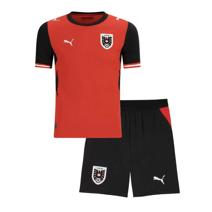 Austria Home Kids Soccer Jerseys Kit World Cup 2026