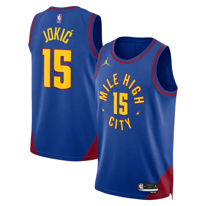 Jokić #15 Denver Nuggets Swingman NBA Jersey - Statement Edition
