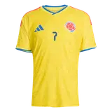 LUIS DíAZ #7 Colombia Home Player Version Jersey World Cup 2026