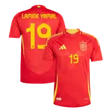 LAMINE YAMAL #19 Spain Home inspired Soccer Jersey EURO