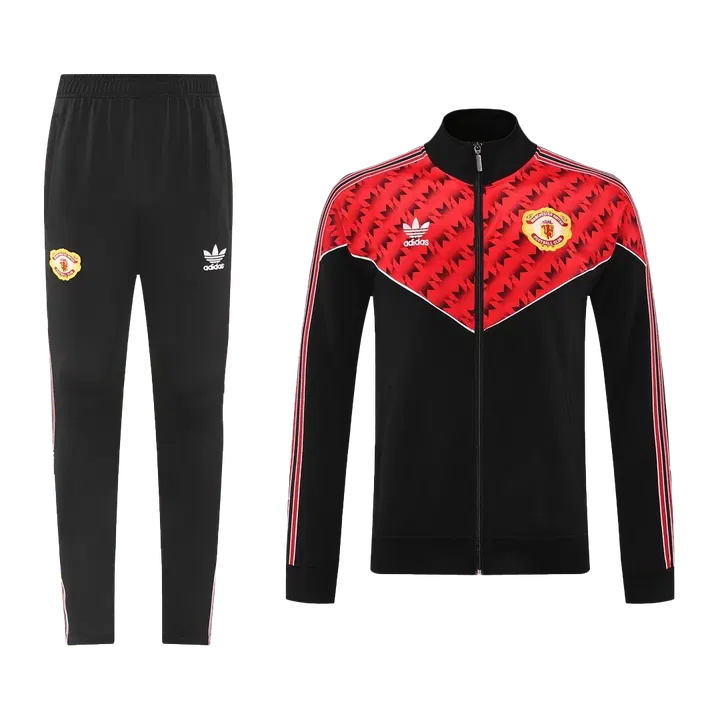 Manchester United Jacket Tracksuit 2025/26 Red&Black