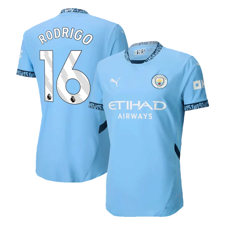RODRIGO #16 Manchester City Home Player Version Jersey