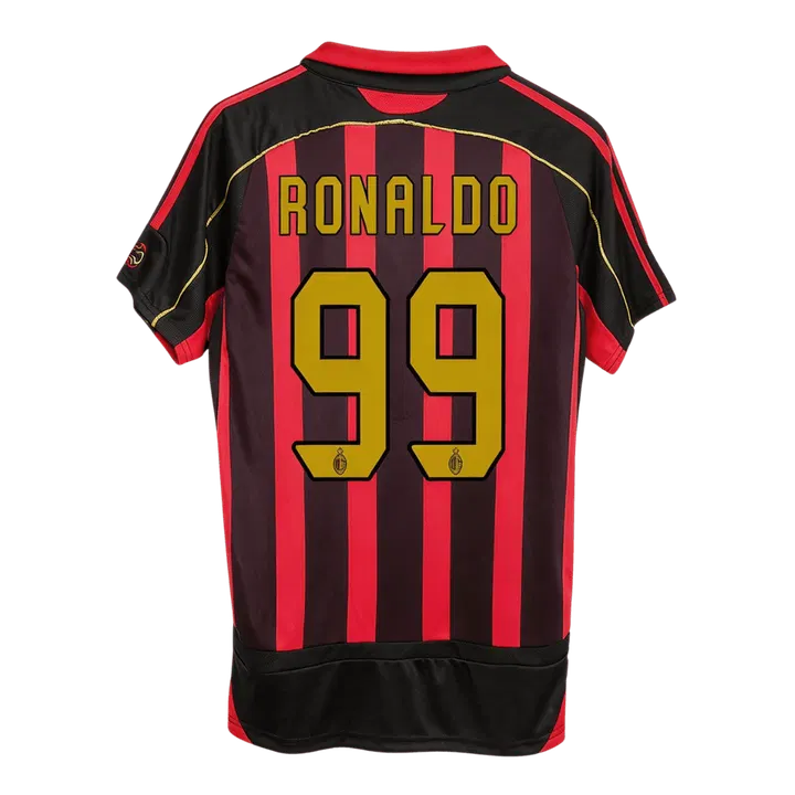 Retro Soccer Jersey RONALDO #99 AC Milan Home 2006/07