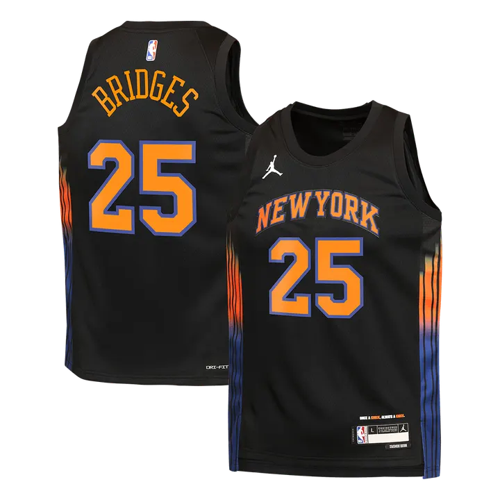 BRIDGES #25 New York Knicks Swingman NBA Jersey - Statement Edition