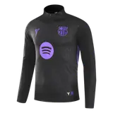 Barcelona 1/4 Zip Tracksuit 2025/26 Kids Black
