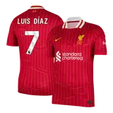 LUIS DÍAZ #7 Liverpool Home Soccer Jersey