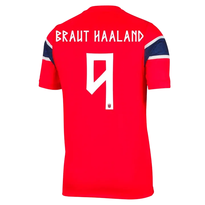 BRAUT HAALAND #9 Norway Home Soccer Jersey World Cup 2026