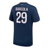 BARCOLA #29 PSG Home Soccer Jersey