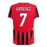 GIMENEZ #7 AC Milan Home inspired Soccer Jersey