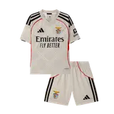 Benfica Away Kids Soccer Jerseys Kit 2025/26