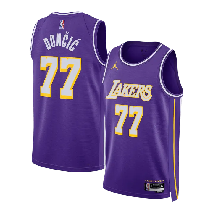 Dončić #77 Los Angeles Lakers Swingman NBA Jersey - Statement Edition