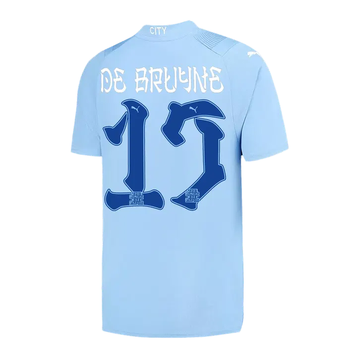 DE BRUYNE #17 Manchester City Home Soccer Jersey 2023/24