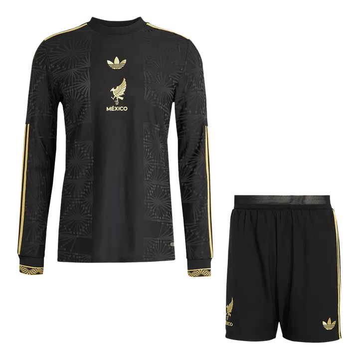 Mexico Third Away Long Sleeve inspired Jerseys Kit 2025 - Gold Cup