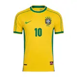 Retro Soccer Jersey RIVALDO #10 Brazil Home 1998